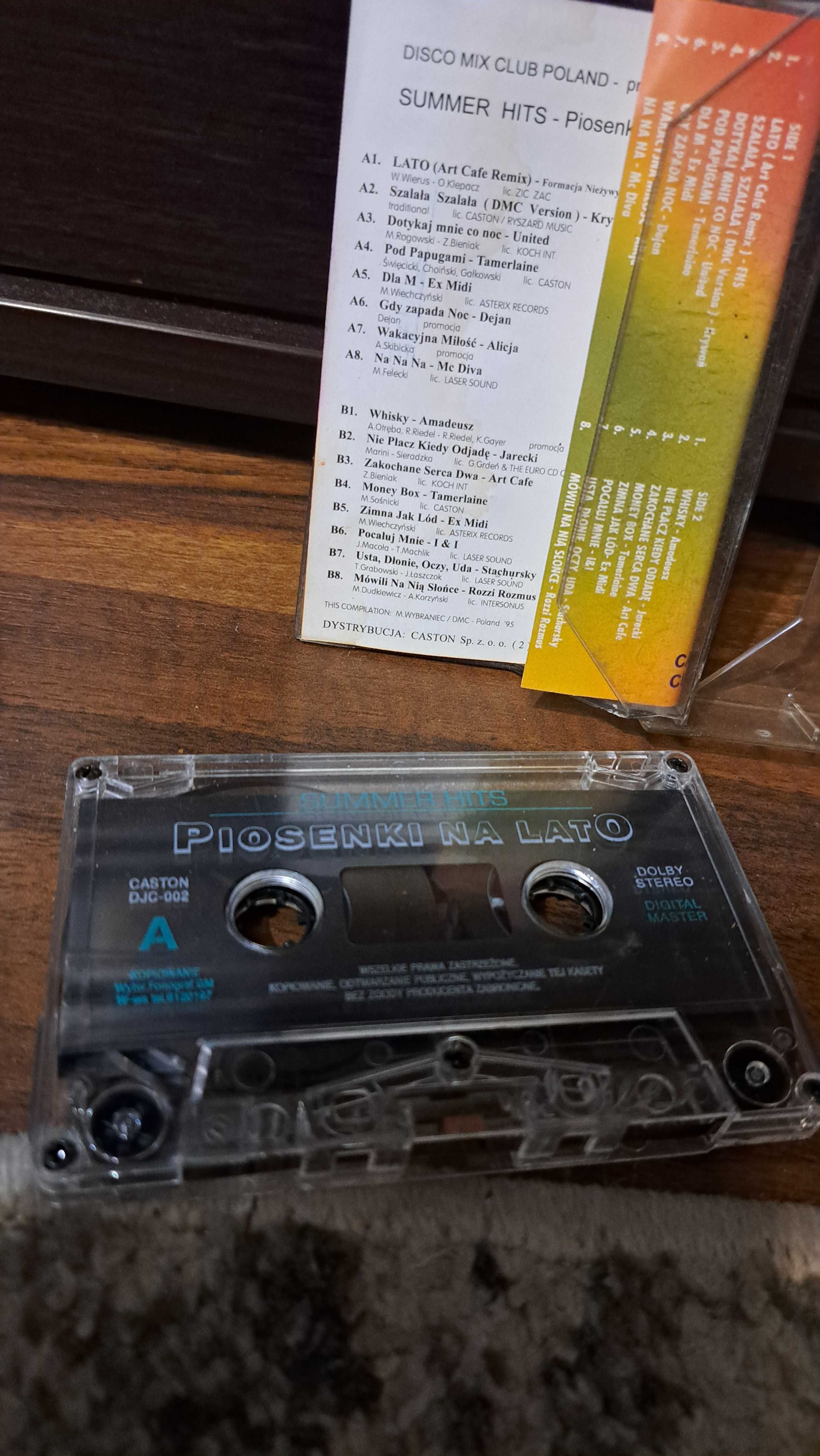 Summer Hits 95 skłądanka kaseta audio