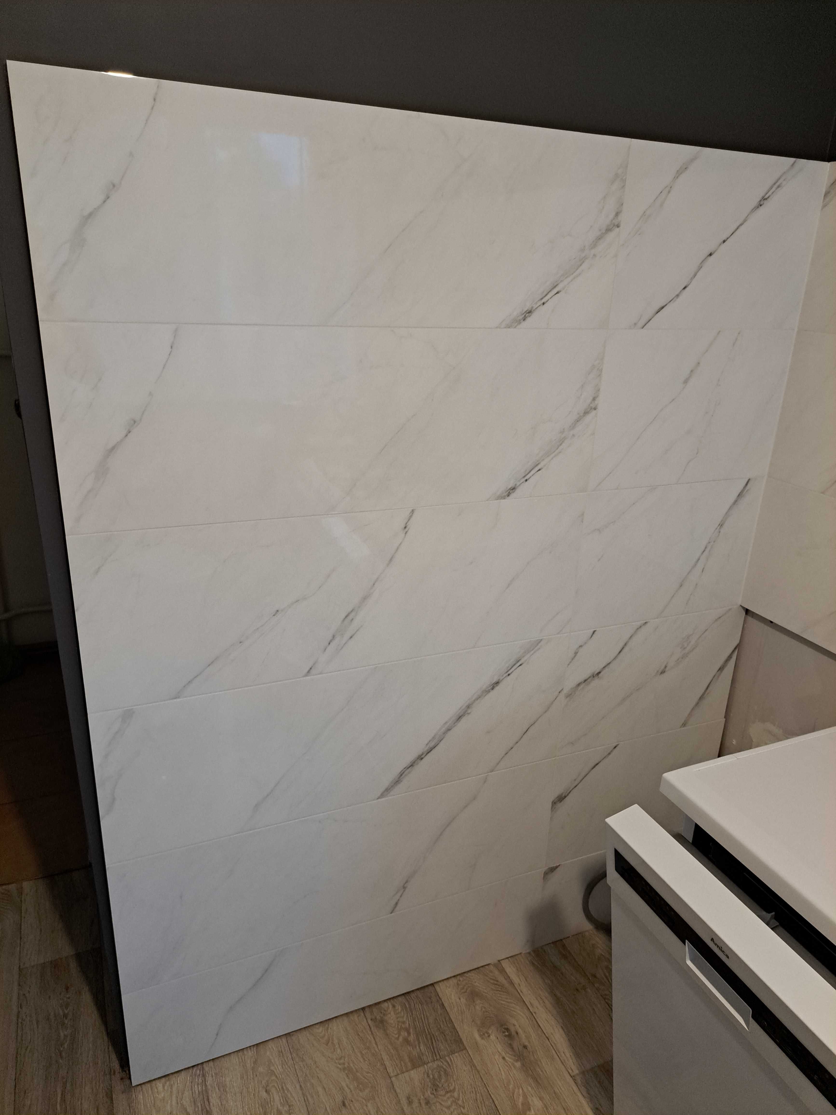 Płytki ścienne  Carrara Chic White Glossy 2 opakowania 2,58 m2