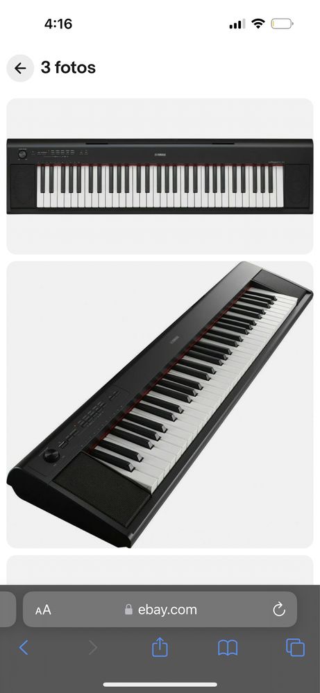 Teclado Yamaha NP12