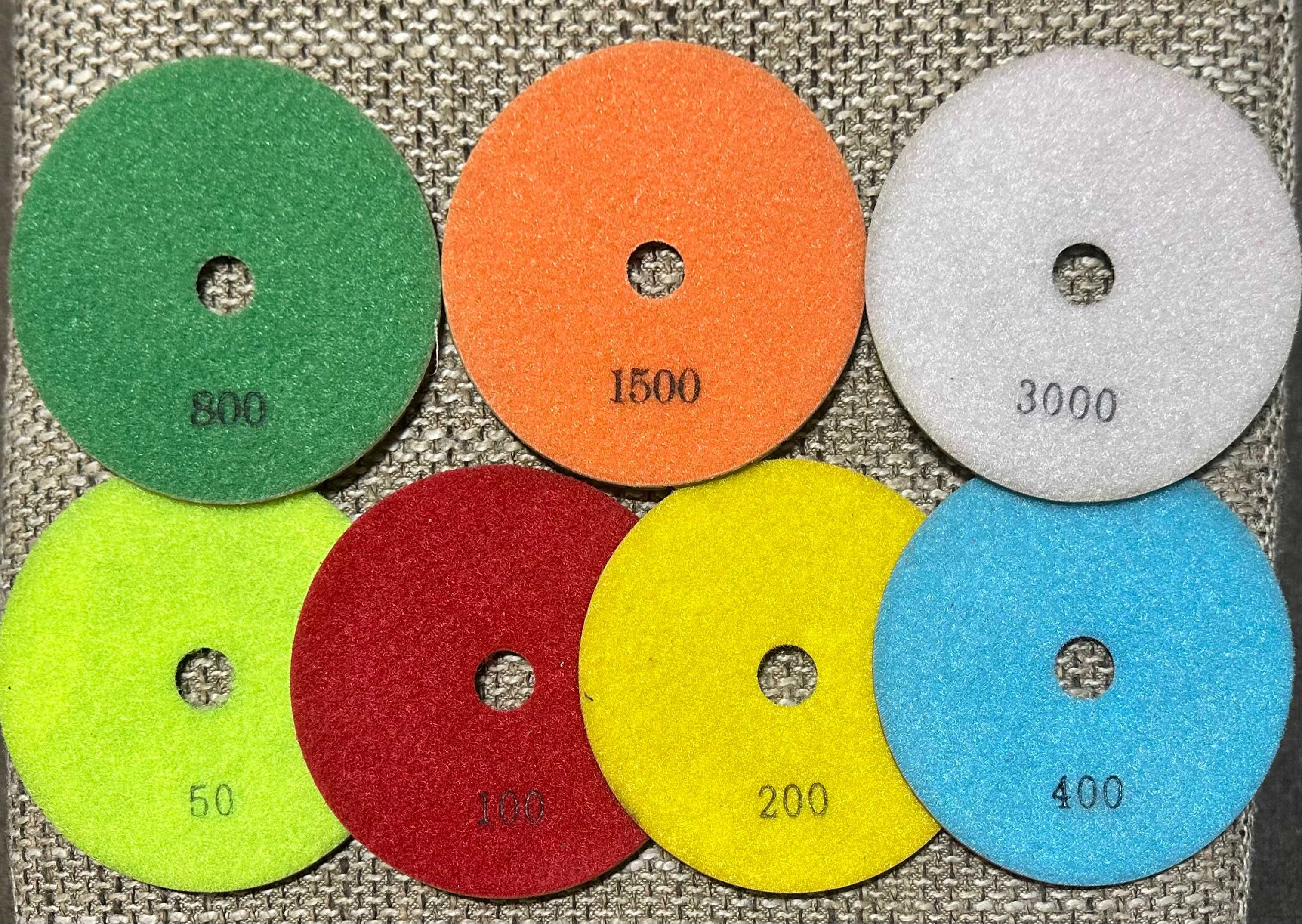 Алмазные полировальные диски (черепашки) D125 mm. Пр-во Корея.