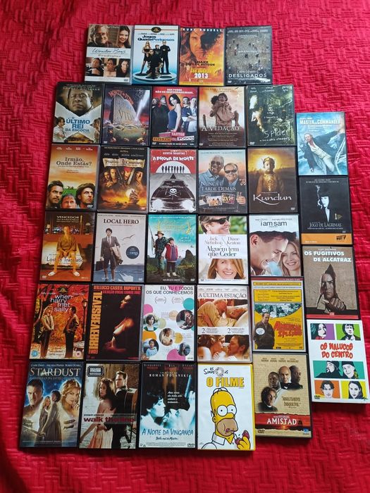 Vários filmes originais em DVD (portes grátis)