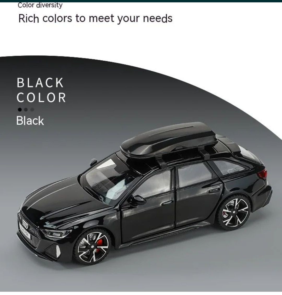 Audi RS6 escala 1/32 preto Edição colecionador SELADO!!