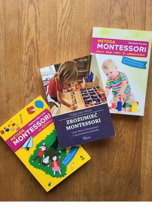 Zestaw książek z zakresu pedagogiki Marii Montessori
