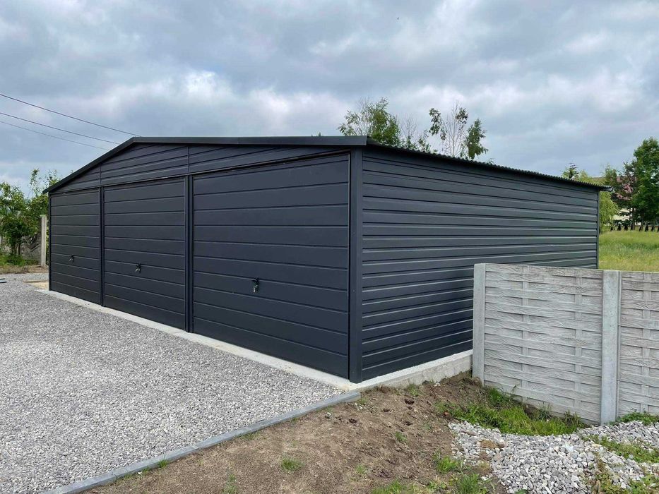 Garaż blaszany PREMIUM. WZMOCNIONY PROFILAMI. Producent. CAŁA Polska
