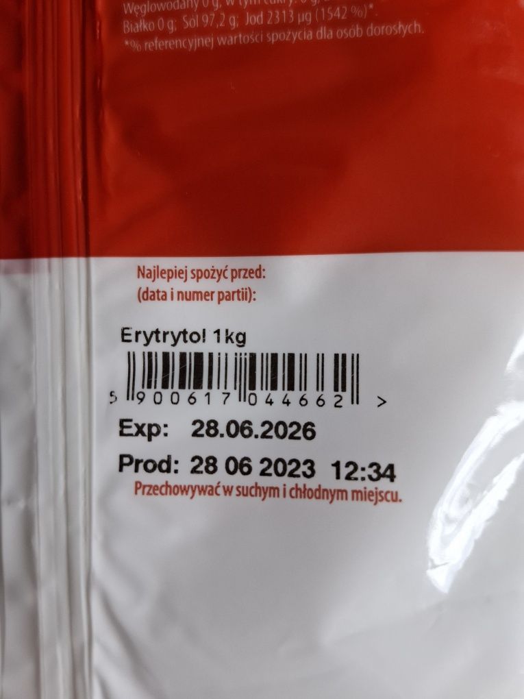 Erytrytol erytrol zamiennik cukru