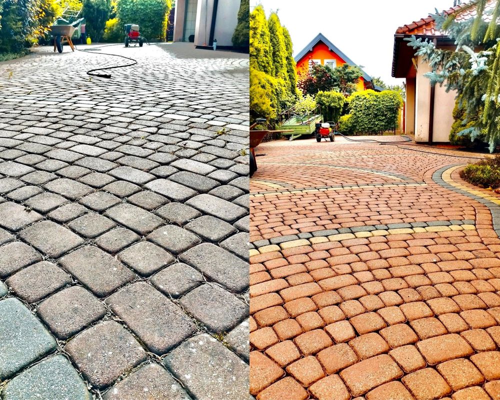 Mycie,czyszczenie kostki,elewacji,dachów,ogrodzeń