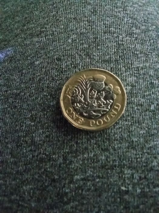 Moeda Rara ONE POUND 2017