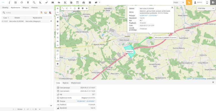 Lokalizator GPS do auta odciecie zapłonu przekaźnik karta M2M