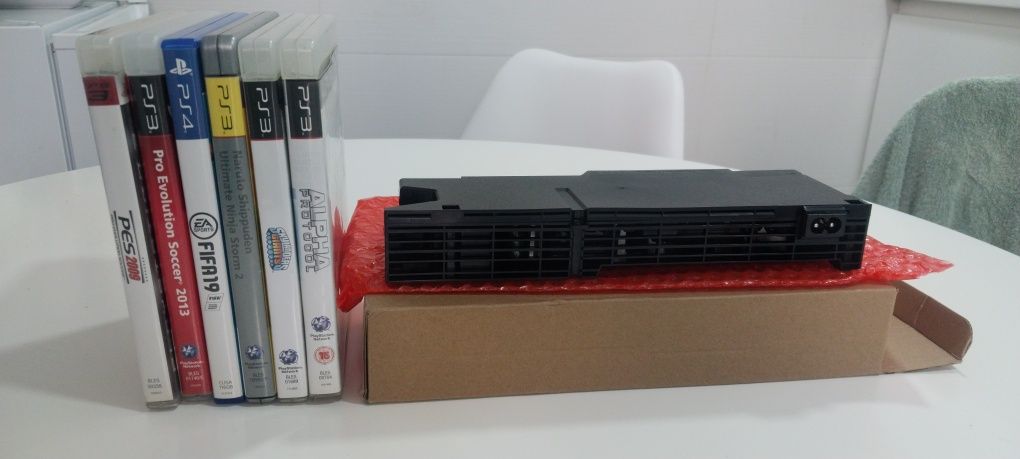 6 jogos play 3 e fonte play 4