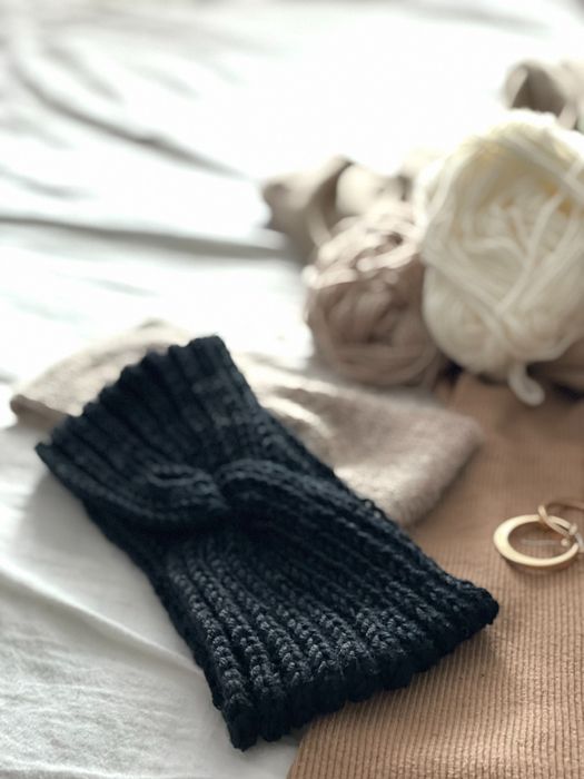 opaska z wełny merino 100% - HANDMADE