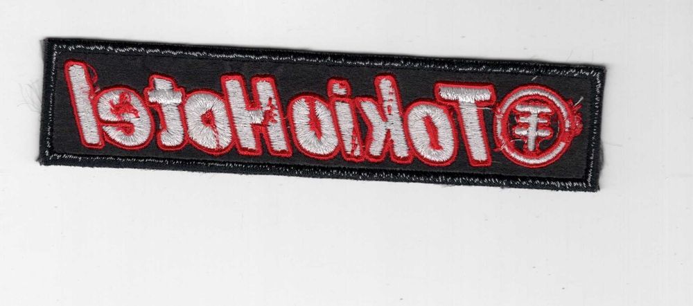 Tokio Hotel Naszywka muzyczna haftowana 14x3 cm