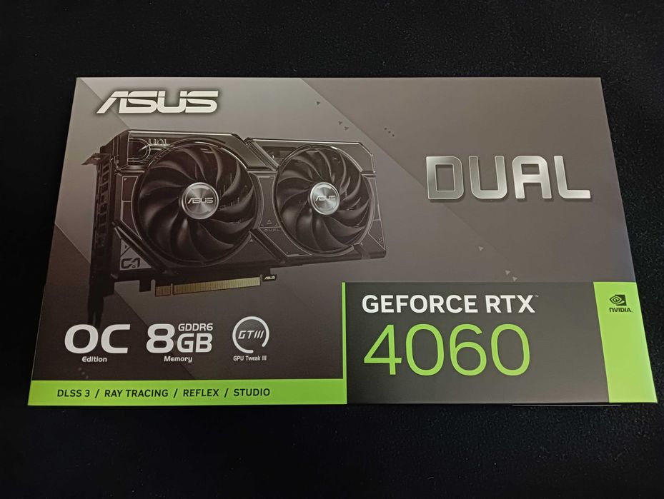 Відеокарта Asus GeForce RTX 4060 8GB DUAL з гарантією