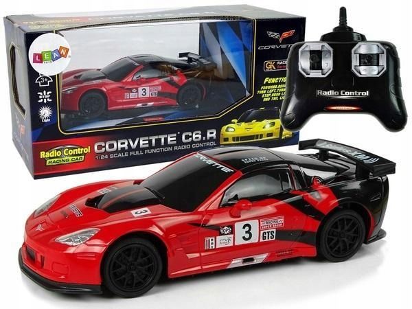 Auto Sportowe R/c 1:24 Corvette C6.r Czerwone