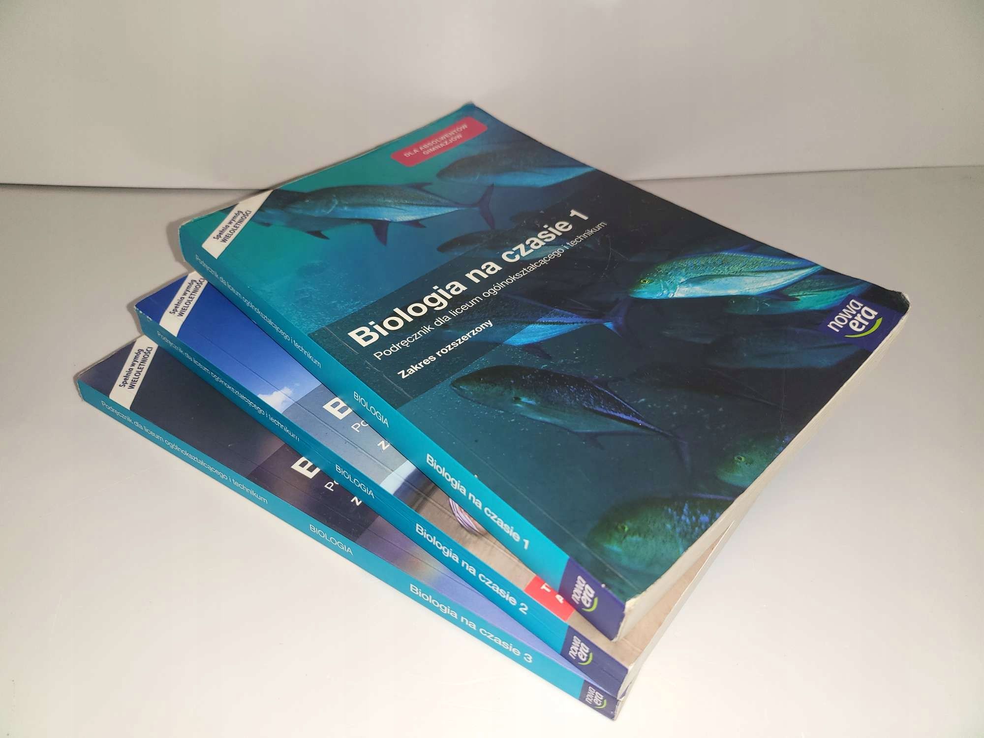 Biologia na czasie 1-3 1,2,3 Rozszerzenie Nowa Era liceum po gimnazjum