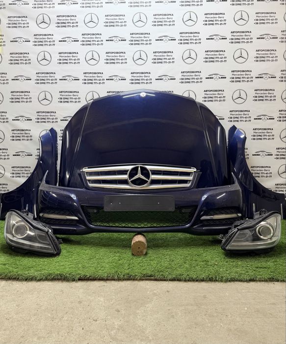 W204 крило капот фари крила C-class Мерседес Авторозборка