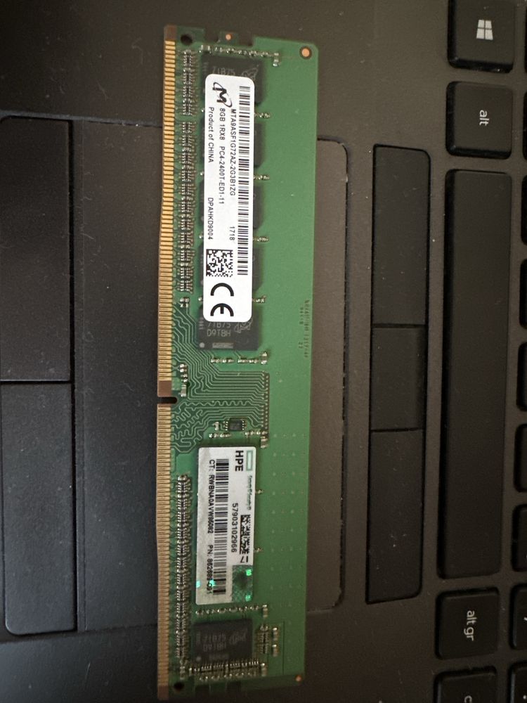 Memoria 8Gb U-DIMM para servidor HP