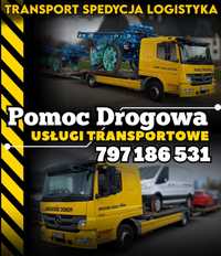 POMOC DROGOWA Transport Autolaweta Laweta Holowanie Dłużyca 24H