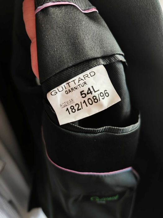 Garnitur smokingowy ślubny żakardowy guittard studniówka