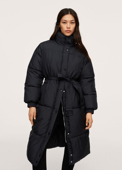 Новий довгий пуховик пальто mango