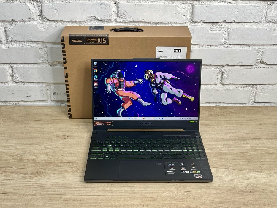 Ігровий ноутбук ASUS TUF A15 R5-7535HS RTX 4060 16GB 512GB 144 Гц