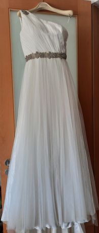 Vestido de Noiva Rosa Clará + Saiote de tule
