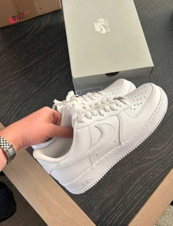 Biały\NikeForce1*airDamskieKomfort ZniżkaTrampkiNeutralne 40