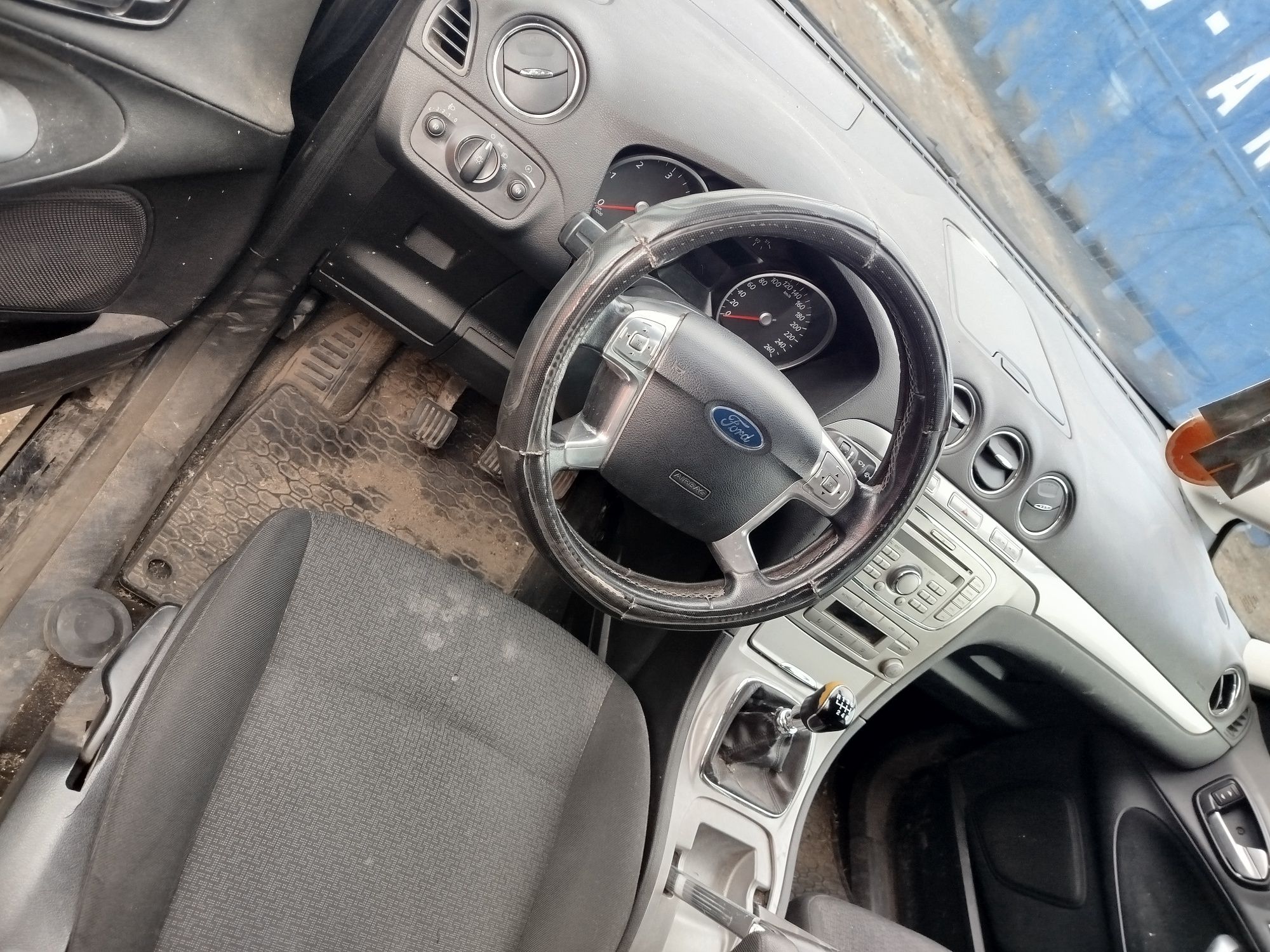 Ford Galaxy MK3 S Max deska rozdzielcza kokpit airbag  pasy wysyłka