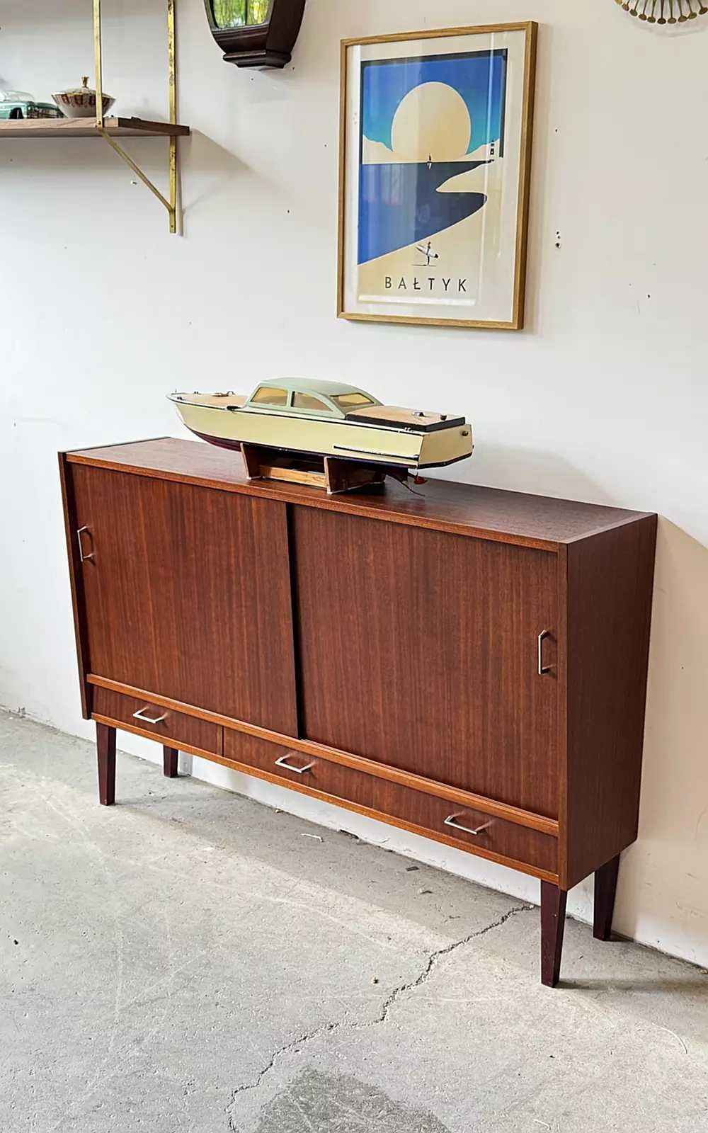 Szafka kopenhaska, Dania lata 60/70, vintage, mid-c modern
