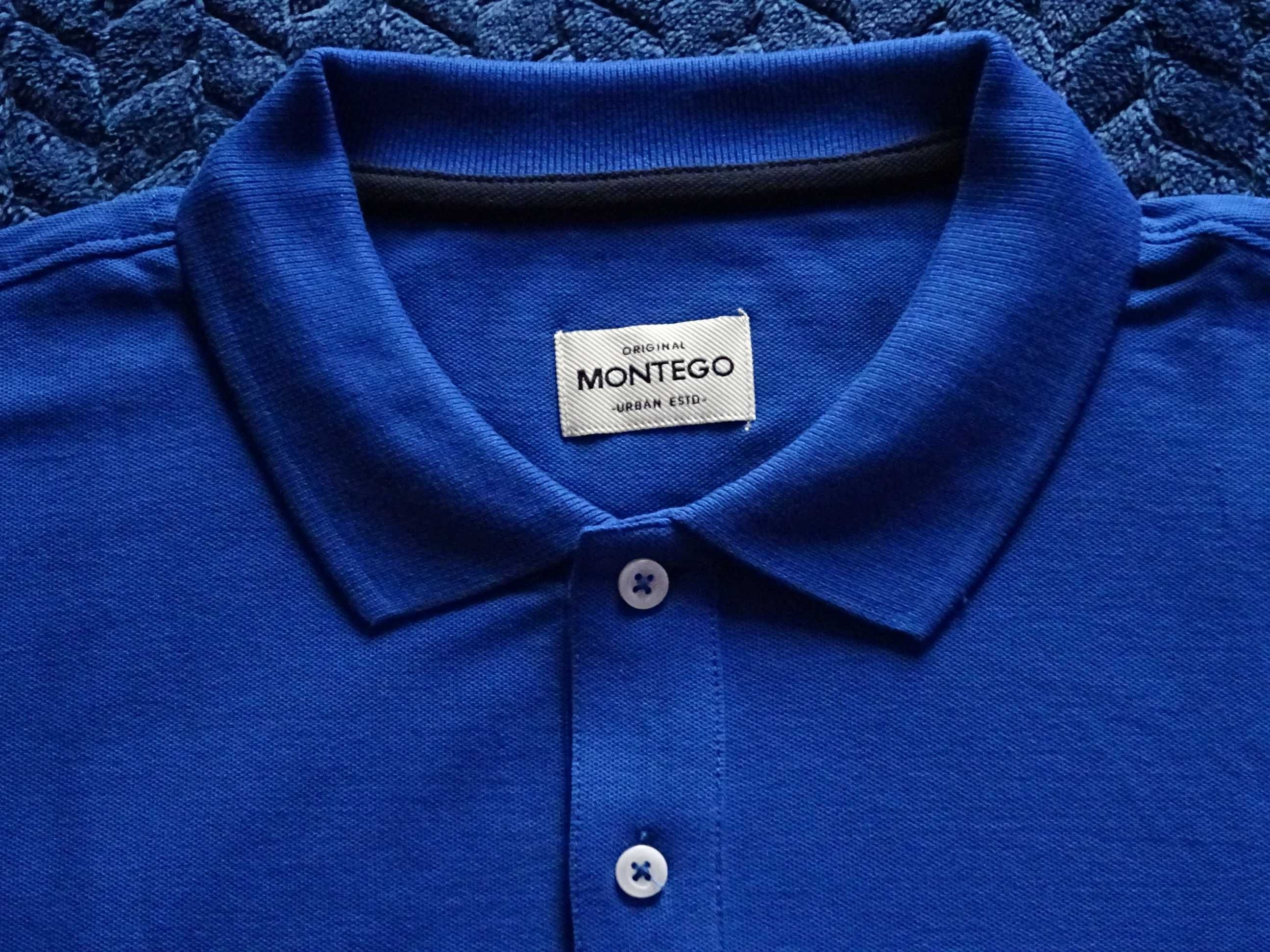 NOWA męska koszulka polo MONTEGO, rozmiar L