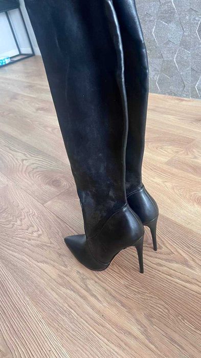 Ботфорты натуральная кожа