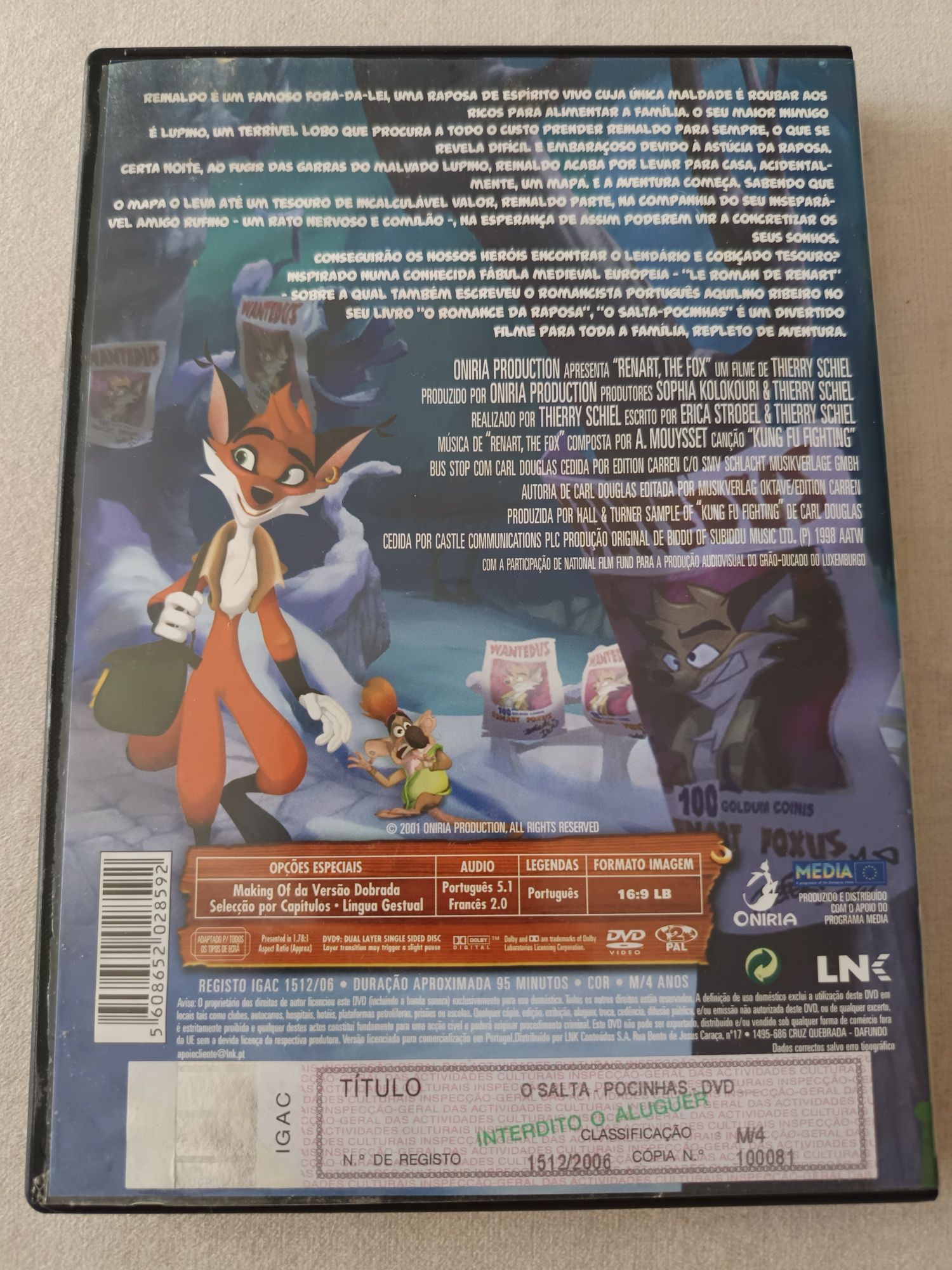DVD o salta pocinhas