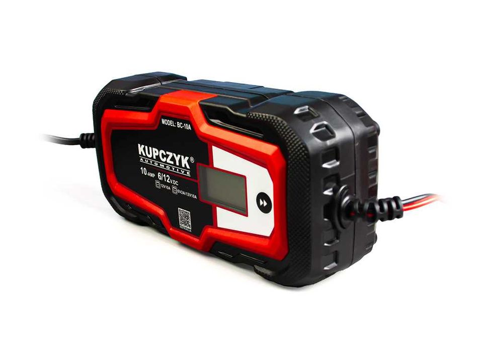 Prostownik mikroprocesorowy do akumulatora 6V 12V BC-10A Kupczyk
