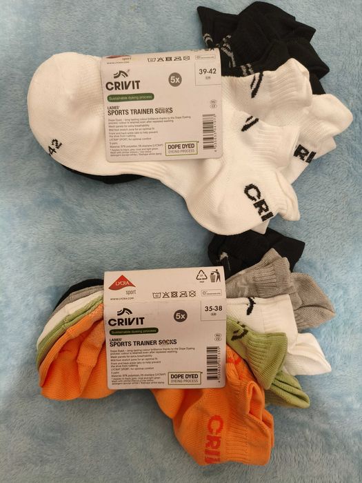 Жіночі короткі спортивні шкарпетки носки Crivit, Ellesse, Bench