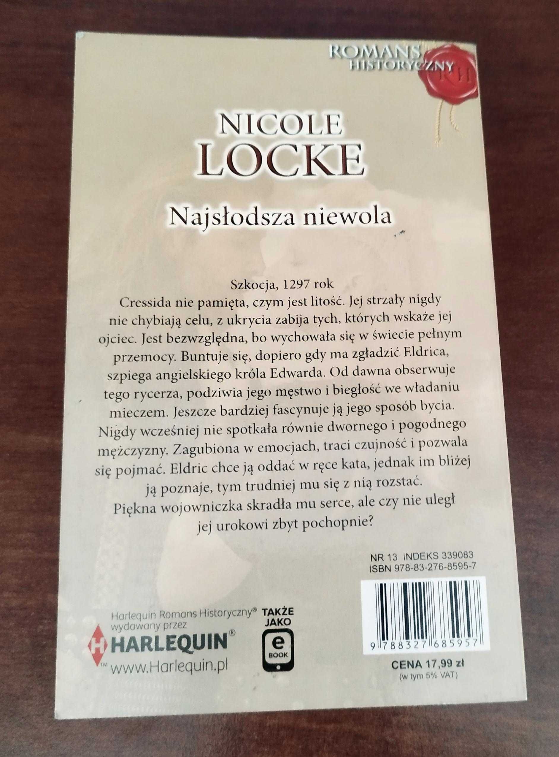 Książka Najsłodsza niewola - Nicole Locke - Harlequin Romans