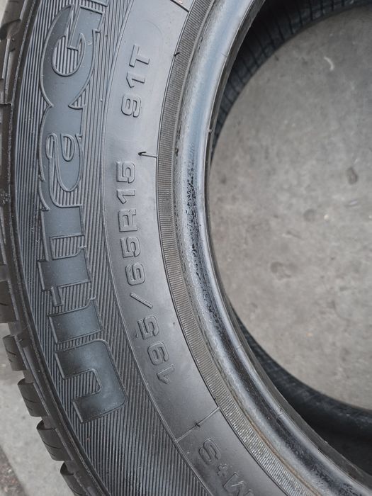 Шина зимова 195/65/r15, Goodyear Ultragrip 7, протектор 8мм.