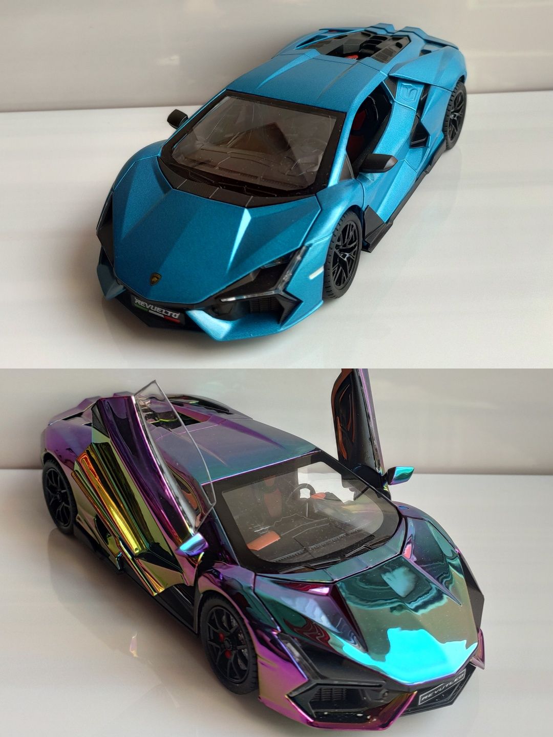 Масштабна модель Lamborghini Aventador Revuelto Sian Nissan GTR