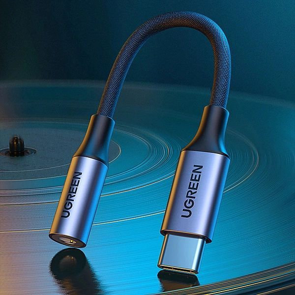 Adapter Ugreen Av161 do słuchawek mini jack 3,5 mm (żeński) / Usb-c (m