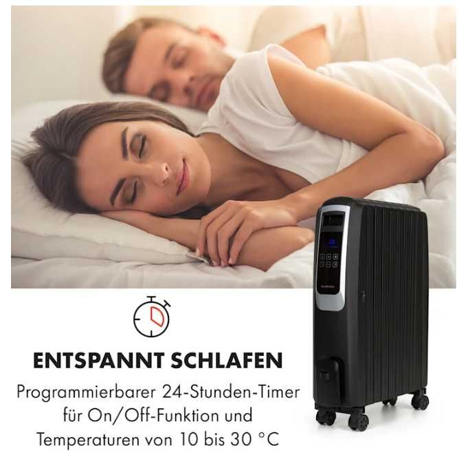 Масляный радиатор  обогреватель обігрівач Klarstein Thermaxx Noir