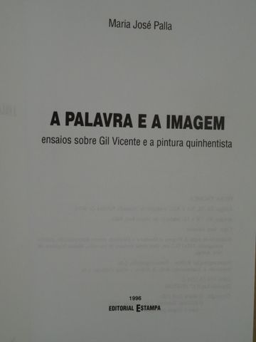 A Palavra e a Imagem de Maria José Palla