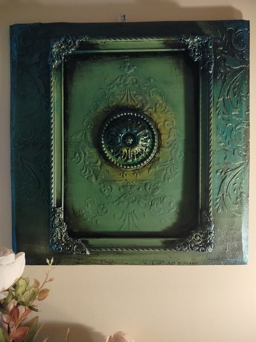 Panel ozdobny -obraz drewniany na 100 letniej desce