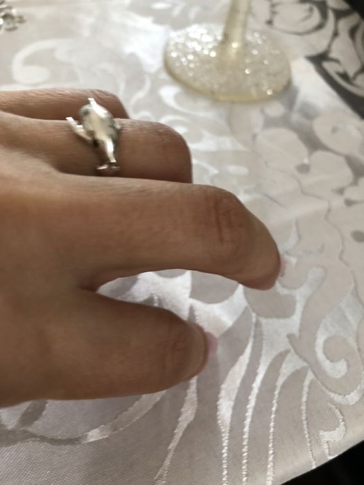 Srebrny pierscionek delfin - 29 zl - rozmuar 15