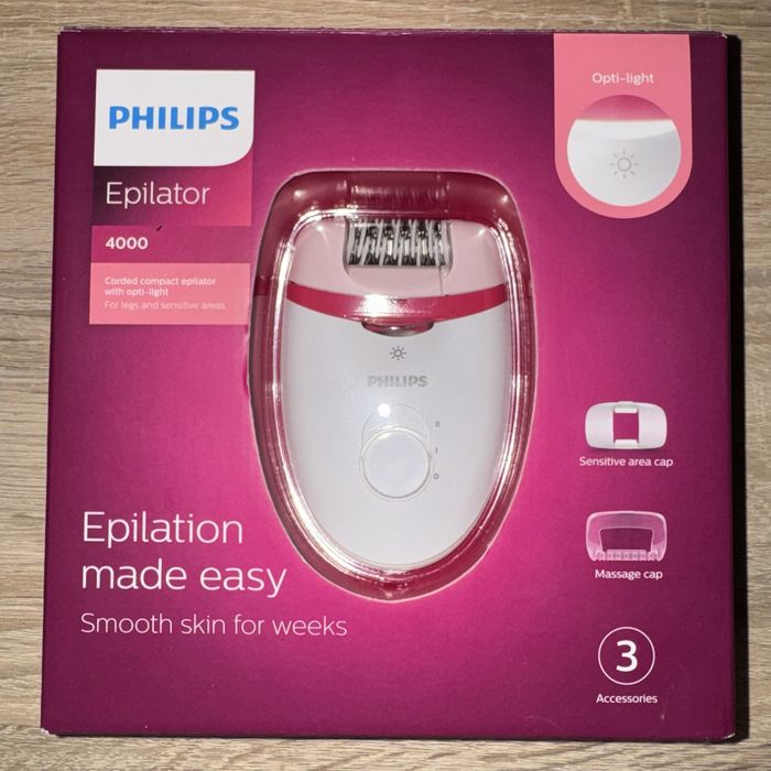 Епілятор Philips 4000 BRE255