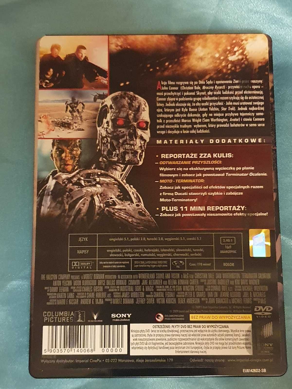 Terminator Ocalenie DVD