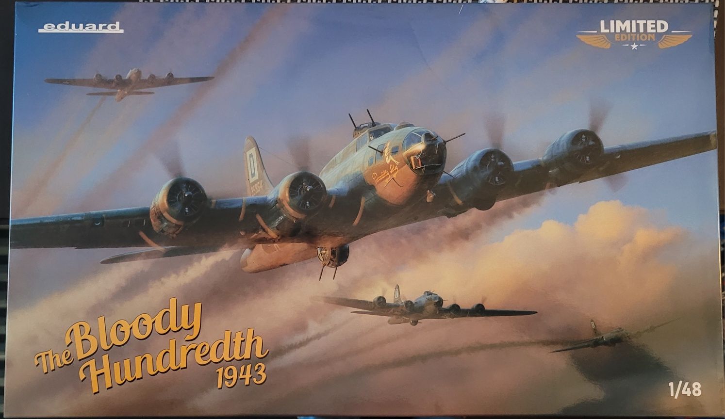 Eduard 1:48 B-17F Bloody Hundredth kit modelismo