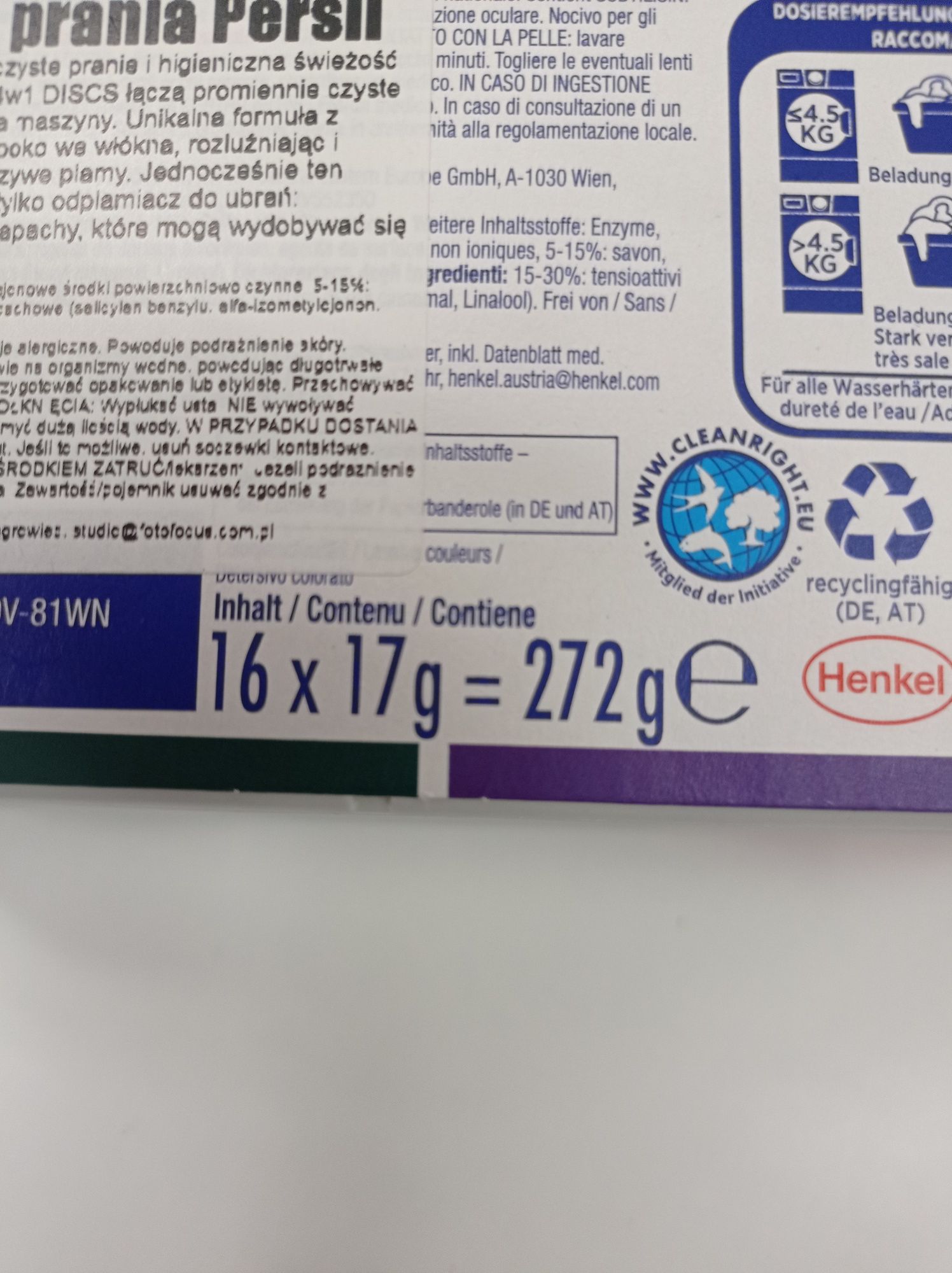 Kapsułki do prania Persil oryginalne z Niemiec