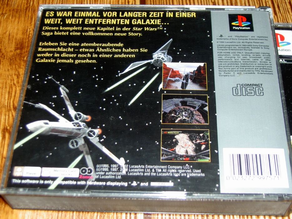 STAR WARS REBEL ASSAULT II Gwiezdne Wojny PSX One playstation 3