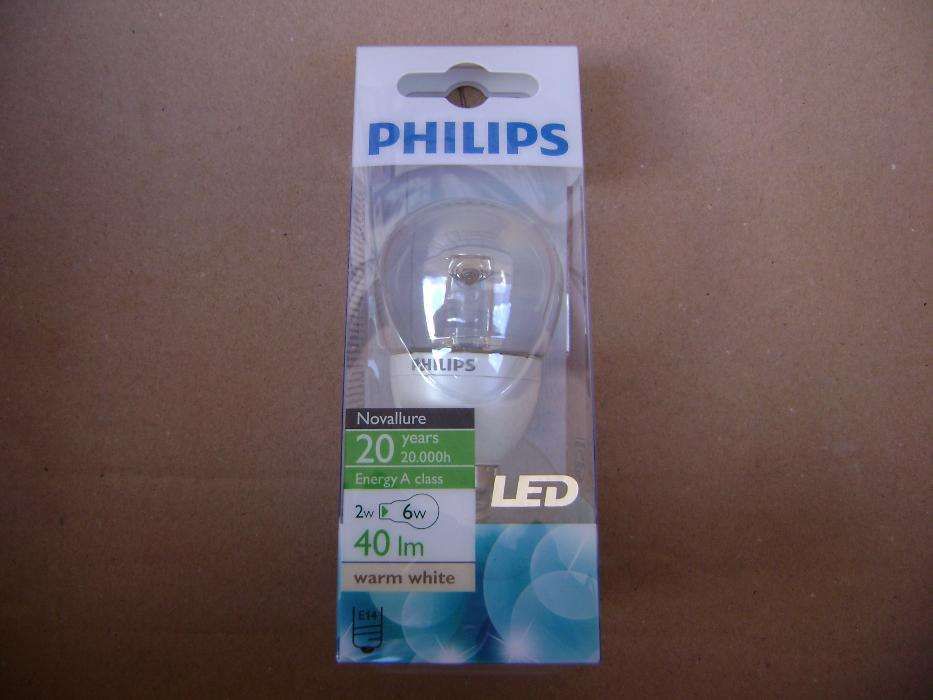 Żarówka Philips LED duży gwint E27, ciepła biel, 2 Wat