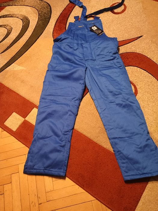 Spodnie robocze ogrodniczki ocieplane