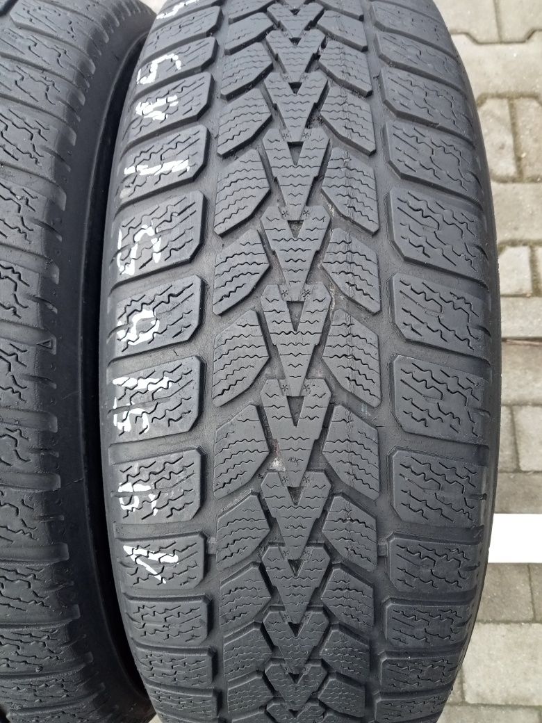 2x Opony Używane 195/65R15 Całoroczne Dunlop