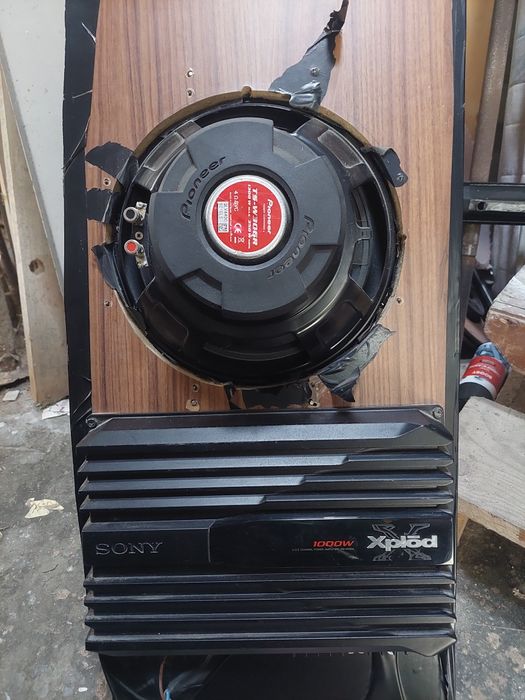 Amplificador Sony + Subwofer Pioneer